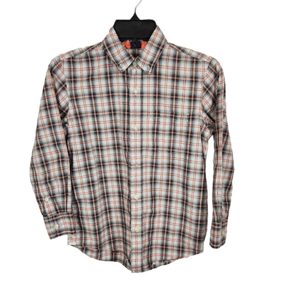 Gap Kids Boys Plaid Button Up Shirt Size‎ Medium